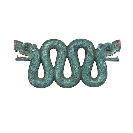 Design Toscano Aztec Double-Headed Serpent Wall Sculpture NG32778